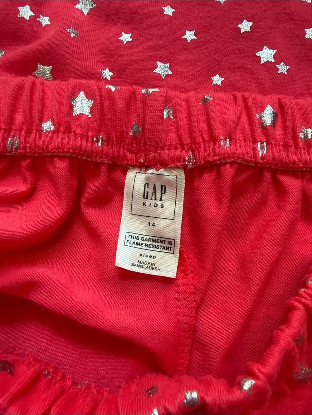GAP Pink Star Tank Top & Shorts Pajama Set